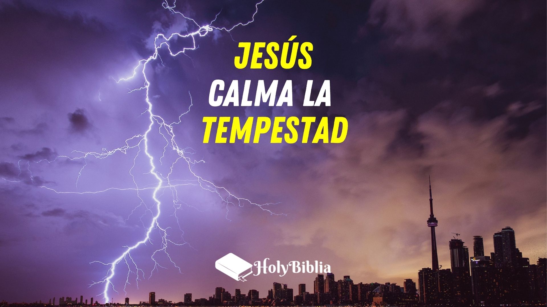 Jesús calma la tempestad Estudio Bíblico