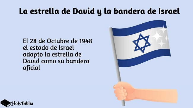 La estrella de David y la bandera de Israel