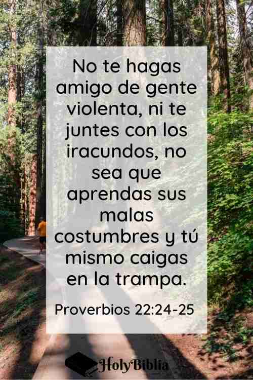 Proverbios 22:24-25