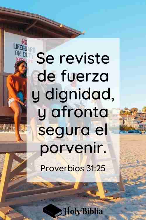 Proverbios 31:25