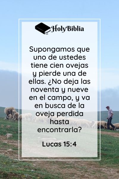 Qué significa la parábola de la oveja perdida Lucas 15-4